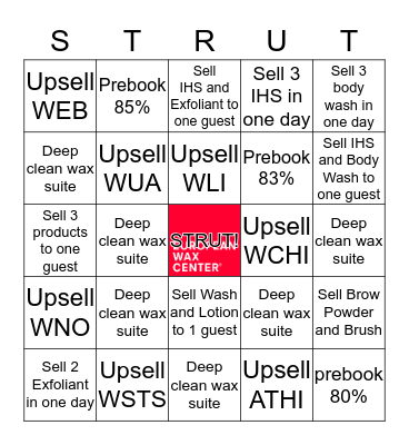 GSA Bingo Card