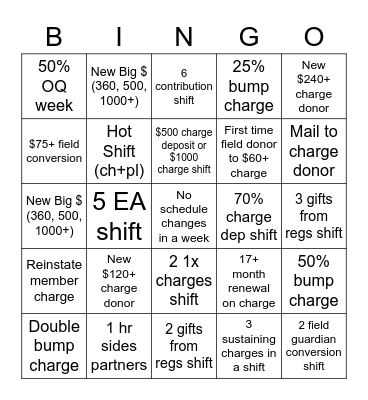 PCV BINGO JAN 2023 Bingo Card