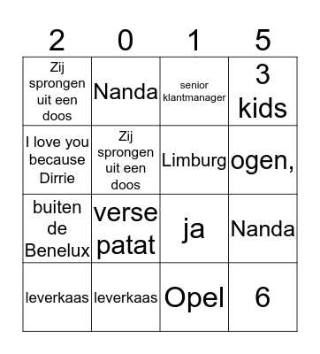 na40jaarwetenweditvanRensBingo Card