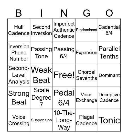 Units 2 & 3 BINGO! :D Bingo Card