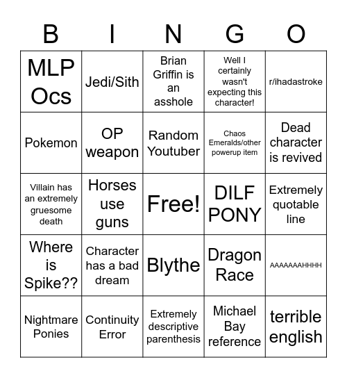 Pooh's Adventures Bingo Card