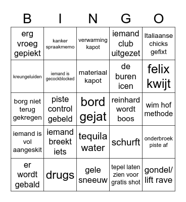 WISPO BINGO 2023 Bingo Card