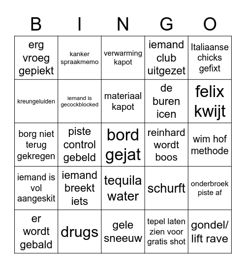 WISPO BINGO 2023 Bingo Card