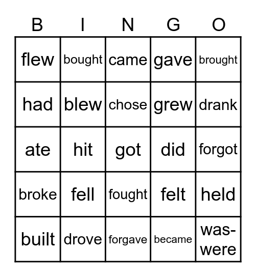 SMK Pets  Bingo Card