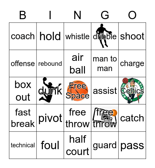 BASKETBALL Bingo Card