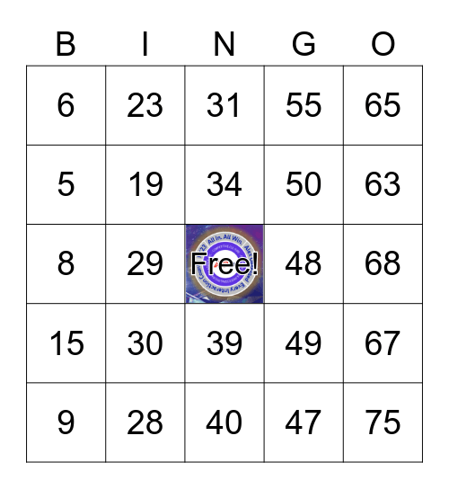 ADPIA Bingo! Bingo Card