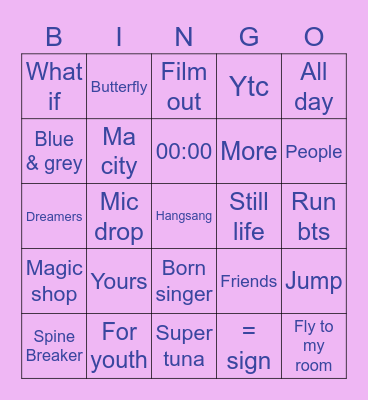 2014_Anushka Bingo Card