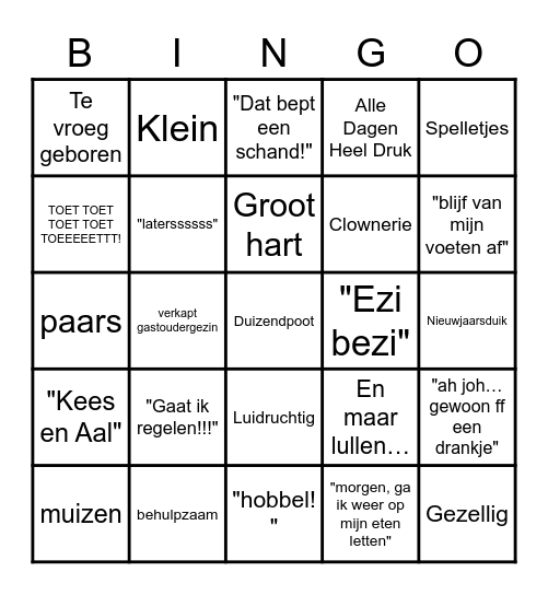 40 jaar Rianne! Bingo Card