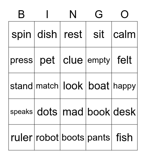 GABRIELA'S BINGO Card