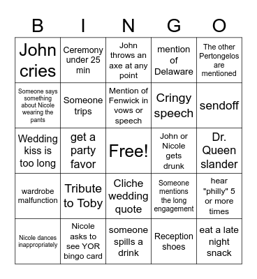 Fenwick S&P Bingo Card