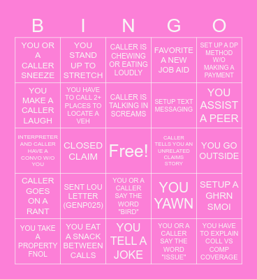 Team Robertson Con 4 Bingo Card Bingo Card