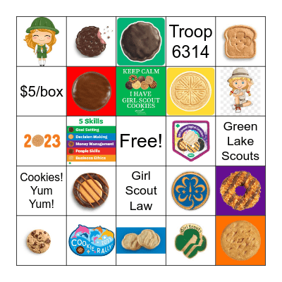 Cookies! Bingo Card