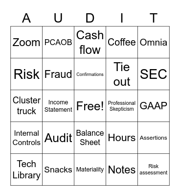 Busy Season Bingo Card