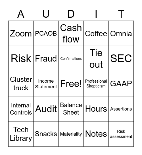 Busy Season Bingo Card