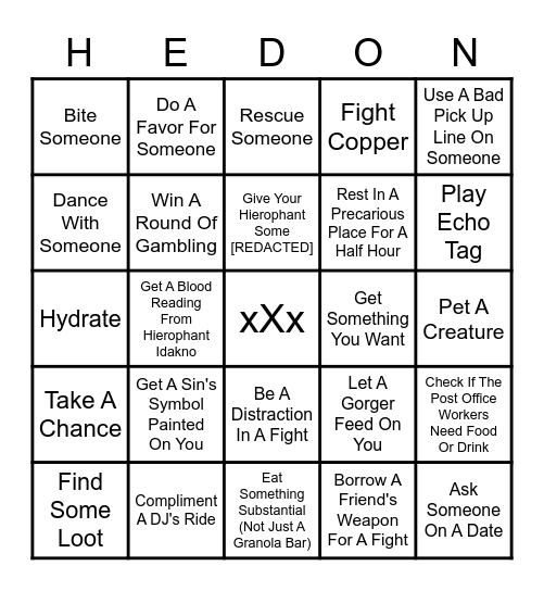 Bingo Card bingo-card