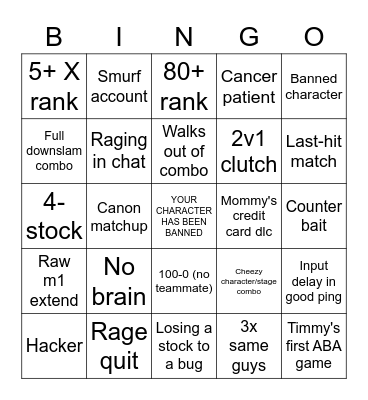 ABA Bingo Card