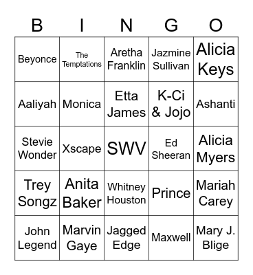 Bridal Bingo Card