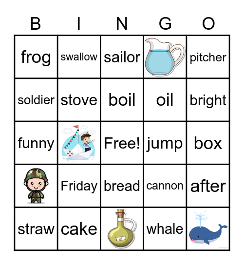 Interim Review BINGO Card