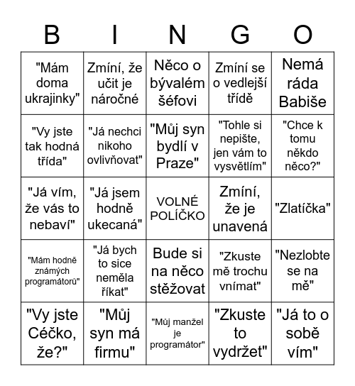 EKO Bingo Card
