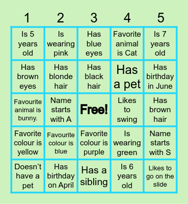 Easter camp 2023 bingo! Bingo Card