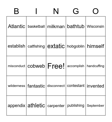 VCCVCCV Bingo Card