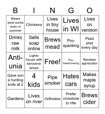 Are you Kade Bingo Card