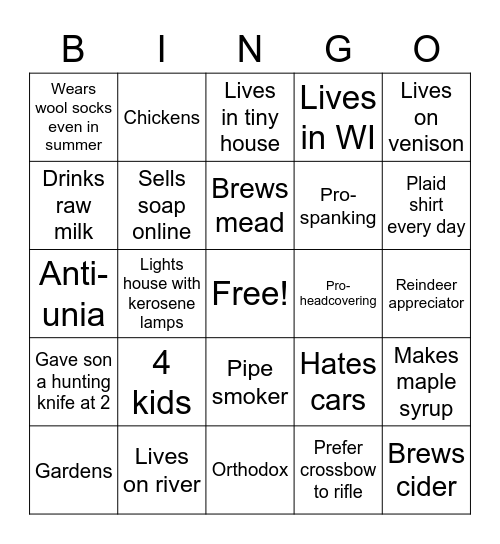 Are you Kade Bingo Card