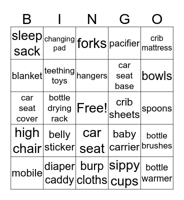 Baby Ruffo Bingo! Bingo Card