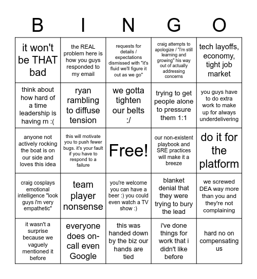 this is fine :) Bingo Card