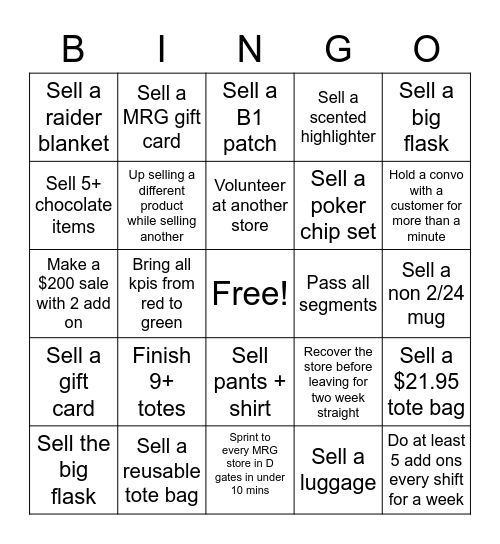 WTLV bingo hard Bingo Card