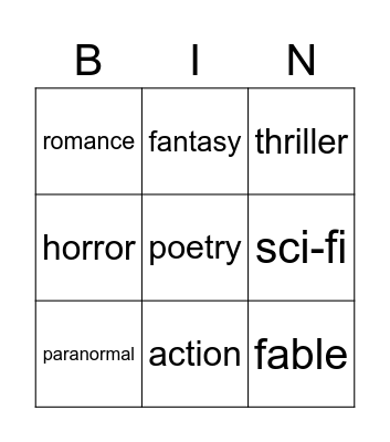 #IBGD Bingo Card