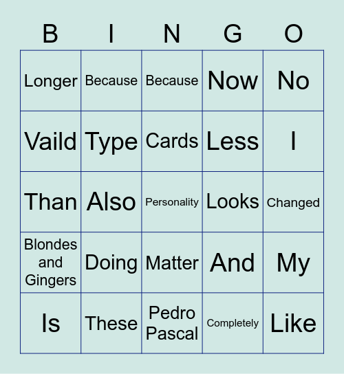 CC-2224 Bingo Card