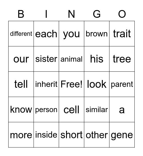 May Bingo Card