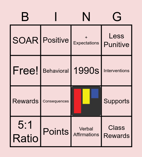 PBIS Bingo Card