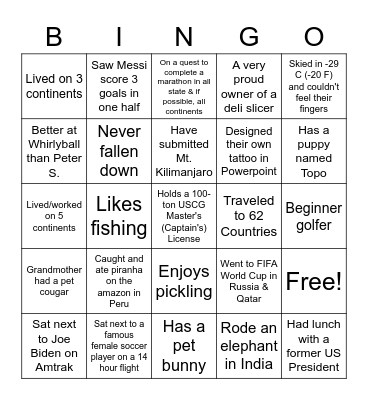 Bingo Jan 2023 Bingo Card