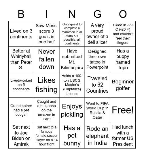 Bingo Jan 2023 Bingo Card