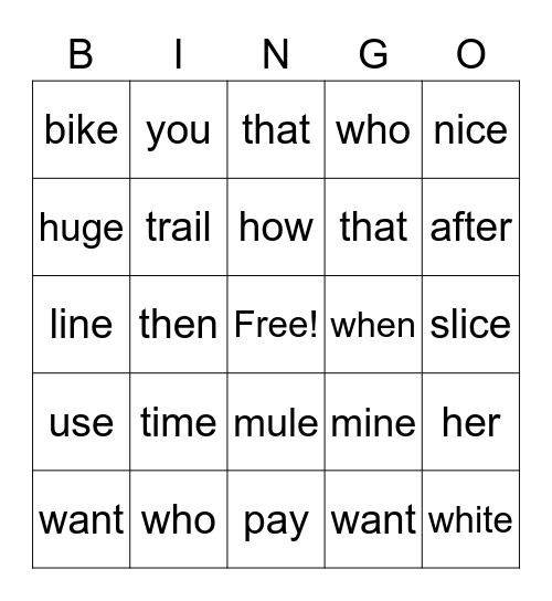 Unit 6 Week 3 Bingo Card