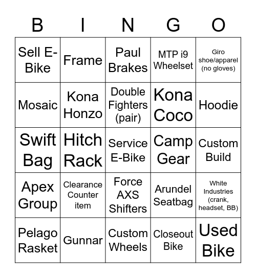2023 Bingo #3 Bingo Card