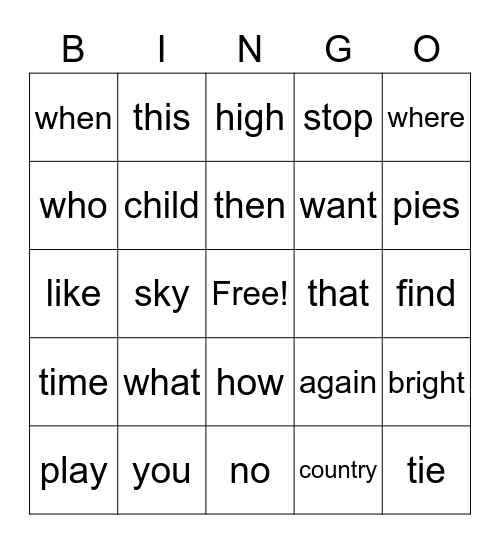 Unit 7 Week 3 Bingo Card