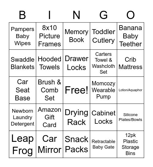 POPPY Bingo Card