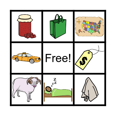 AD/AG/AP/AB/AM Words Bingo Card