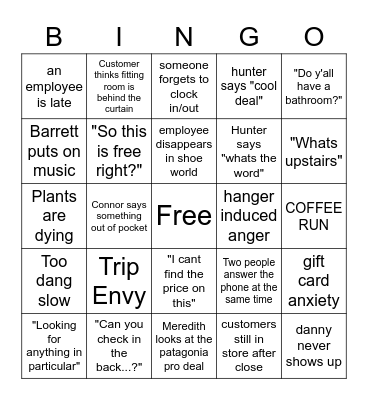 HMO bingo updated Bingo Card