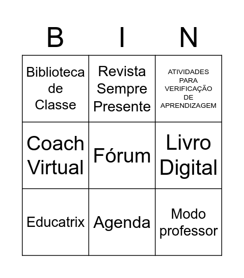 Onde Está? Compartilha Presente Anos Iniciais Bingo Card