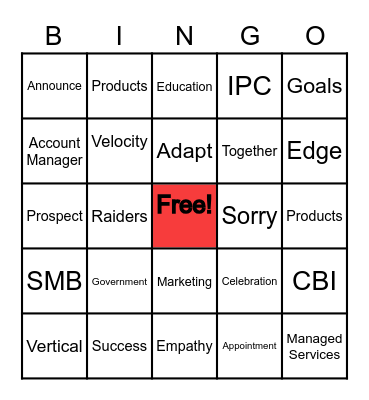 CB Bingo Card