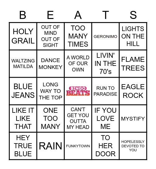 ALL AUSSIE Bingo Card