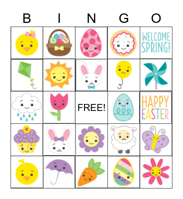 Easter BINGO! Bingo Card