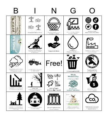WORLD WETLAND 2023 Bingo Card