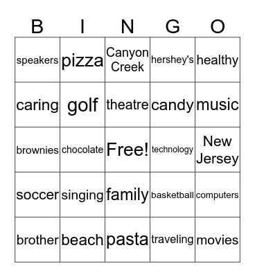 ALL ABOUT DEVIN Bingo Card