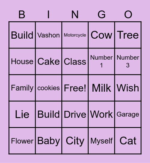 ASL BINGO Card