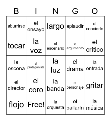 Capítulo 2, Parte B - ¿Cómo te expresas? Bingo Card